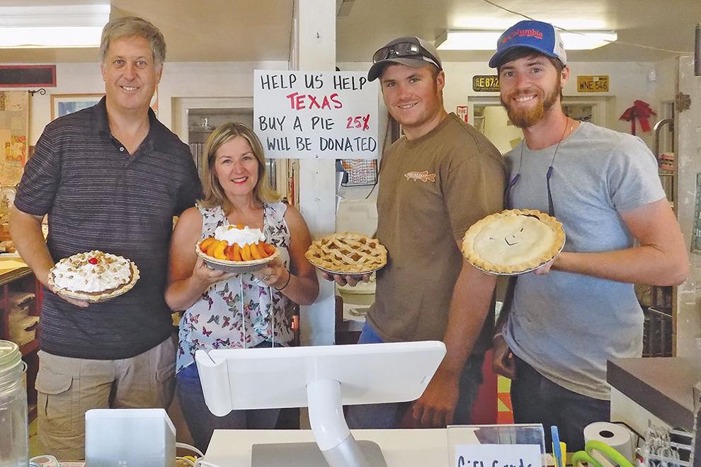 Pie benefit for Hurricane Harvey victims